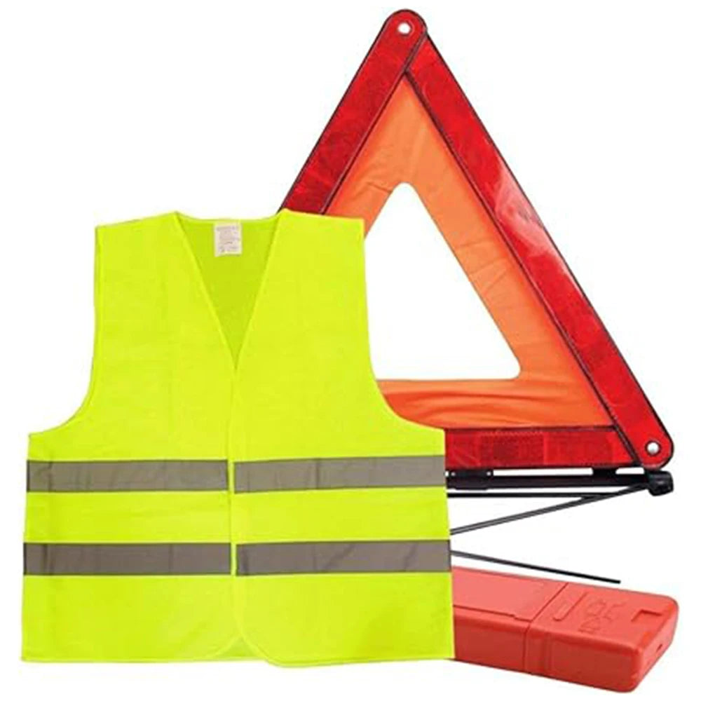 Triangle de sécurité avec Gilet Jaune offert